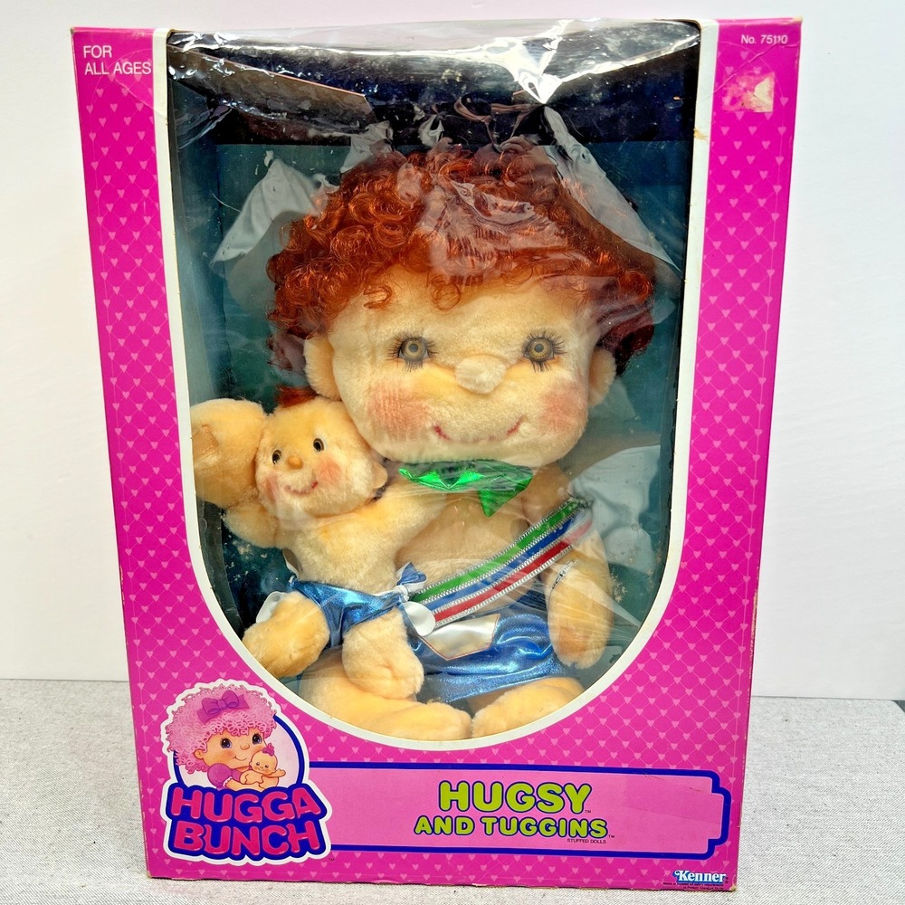 Vintage 1984 Kenner Hugga Bunch Doll Hugsy and Tuggins NEW